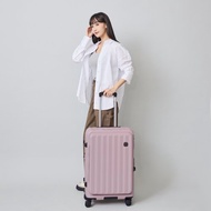 24吋/前開式/PC箱體/Hinomoto靜音輪煞車/旅行箱/行李箱-多色任選