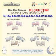 Baabaasheepz Boy Girl Boxer Brief Underwear For Kids Boys Girls Underwear