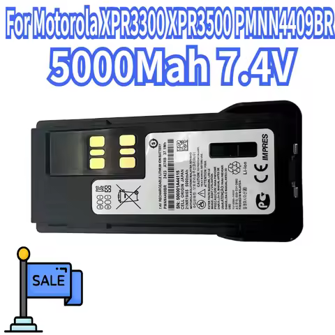 PMNN4409BR Rechargeable Li-ion Battery Type-C Charge 5000Mah For Motorola XPR3300 XPR3500 XPR7350 XP