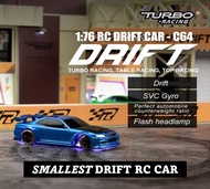 Turbo Racing 1:76 C64 Mobil Rc Mini Drift 2.4G Full Propo New