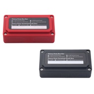 200A Bus Bar Stud Distribution Block Busbar Box with 4 x M10 (3/8Inch) Terminal Studs for Car RV Boa