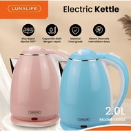 Lunalife Electric Kettle 2 Liter Lunalife 2L Electric Water Heater/ Lunalife 2L Electric Water Kettl