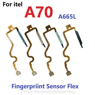 For itel A70 A665L Finger print Fingerprint sensor Button Flex For itel S23 S665L Replacement Parts
