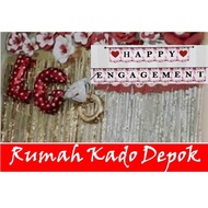 Bunting Flag - Banner Flag - Happy Engagement