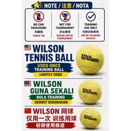 Wilson Tennis Ball Used Once Training Ball Lightly Used Budget Pack Wilson Trainer Tennis Balls