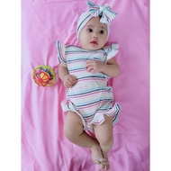 BBB Baby Girl Jumpsuit Jumper set JEJE 3-18 Months Bodysuit set Children's Shorts FREE Bandana by Li