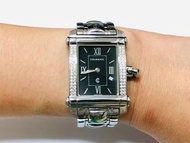 CHARRIOL夏利豪方型鑽錶不鏽鋼真鑽腕錶 歡迎出價 專櫃正品二手精品錶
