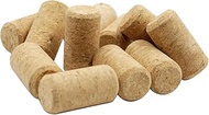 30 Pack #8 Straight Corks, Natural Wine Corks Premium Wine Stoppers for Bottling of Wines, 7/8" x 1 