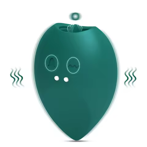 The Beauty Egg-Shaped Clitoral Suction Stimulator Features Both Suction And Vibration Modes, Operate