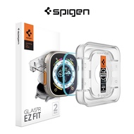[2 Pack] Spigen Apple Watch Ultra 2 / 1 (49mm) Screen Protector Glas.tr EZ Fit 9H Tempered Glass Auto Alignment Kit