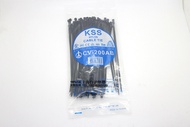 Taiwan KSS flame-retardant nylon cable tie UL cable tie CV-200AB 3.6 * 203 black 100PCS
