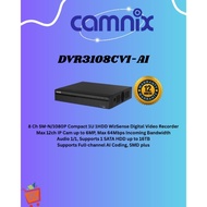 *CAMNIX, DVR3108CVI-AI, 5MP Lite DVR