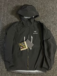 Arcteryx 第六代 Alpha SV GTX 向導級硬殼沖鋒衣虎鯨 男女同款  黑色  size ：S M L XL XXL