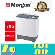 Morgan Semi Auto Washing Machine 7kg Mesin Basuh MWM-1370SA