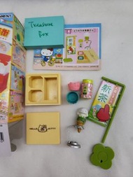 Hello kitty / my melody / 玉桂狗 cinnamon  rement  商店街系列  (-)