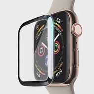 CITY for Apple Watch Series 3/2/1 42mm 滿版全膠曲面疏水玻璃貼 黑