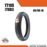 DUNLOP 18" TT100 80/90-18 TAYAR TUBE TYPE TYRES ROADMASTER