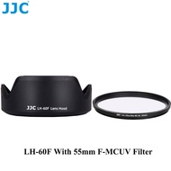 JJC EW-60F กล้องเลนส์บังแดดสำหรับ Canon EF-M เลนส์ 18-150 มม. และ RF-S 18-150 มม. F3.5-6.3 IS STM เลนส์ Canon EOS M200 M100 M50 M10 M6 Mark II M5