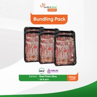 Santori Beef Slice Premium AUS / Daging Sapi / Short Beef Plate 500 gr - Isi 6 pack