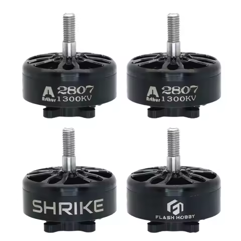 1pcs FLASHHOBBY Shirke A2807 2807 1300KV Brushless Motor for FPV Freestyle 7inch Long Range LR7 Dron