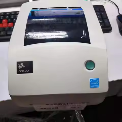 Zebra GC420t Thermal Transfer Desktop Printer Print Width of 4 in USB Serial And Parallel Port Conne