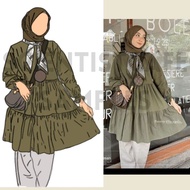 (LUKISAN DIGITAL)Coloured digital drawing full -digital product-