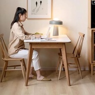 A11277岩板組合餐桌 伸縮餐枱 table（🚚包送貨free delivery） 實木餐枱 食飯枱 家用桌 北歐風餐桌 餐桌椅組合 實木餐桌 實木桌子 實木餐桌 餐台 飯桌 飯台 Dining t