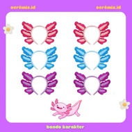 Axolotl ANIMAL CHARACTER HEADBANDS / AXOLOTL COSPLAY HEADBANDS / AXOLOTL HEADBANDS