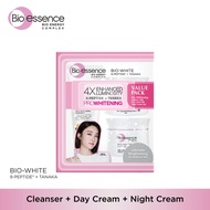 [Skincare Set] Bio-essence Bio-White Pro Whitening Cleanser 100g + Day Cream SPF20 50g + Night Cream