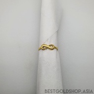 22k / 916 Gold Infinity Ring