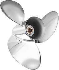 14 x 19 | OEM#:990C0-00610-19P Upgrade Stainless Steel Outboard Moto Boat Propeller fit for Suzuki E