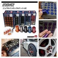 Rays dura nuts 鍛造軚鈴防盜螺絲帽