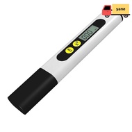 YANE Digital Water Quality Tester, Plastic 2%-3% TDS Meter, Precise White 0-9990ppm 1ppm 0-9990ppm M