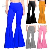 Women's Street Slim Fit Yoga Ankle-Length Flare Pants