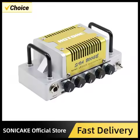 HOTONE Siva Boogie Clean Tone Guitar Amp Head 5 Watts Class AB Amplifier with CAB SIM Phones/Line Ou