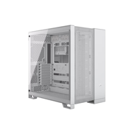 CASE CORSAIR 6500D Airflow Tempered Glass Mid-Tower Case, White (CC-90112 - Base on Product