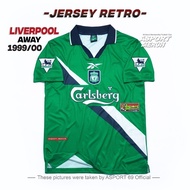 Liverpool RETRO AWAY JERSEY 1999 2000 RETRO JERSEY LFC AWAY 99 00 VINTAGE