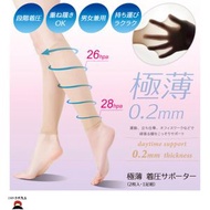 日本製｜ALPHAX 超薄壓力支撐襪｜Alphax授權經銷商 ｜米色｜L size