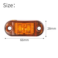 Piranha Side Light 12-24V Wide Pressure Truck Side Light Trailer Signal Light 2led Truck Warning Lig