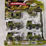 Soldier Transport Military VR06B Super Cool Military Army Helicopter Car Toy Transport Truck Helicop