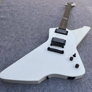 ESP LTD Explorer กีต้าร์ไฟฟ้าปิคไฟฟ้าอีเอ็มจีกีตาร์มืออาชีพสีขาว
