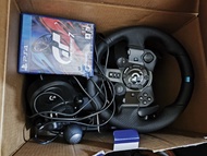 Logitech G923 軚盤波棍連 Gran Turismo 7 PS4 遊戲