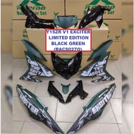 Rapido Cover Set Yamaha Y15ZR V1 V2 Exciter Limited Edition Black Copper Black Green Accessories Motor Y15 Ysuku Y15ZR