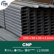 Harga Besi CNP 100 x 50 x 20 x 2.1mm Panjang 6 Meter  Kanal C Channel Ukuran dan Berat Sesuai Spek