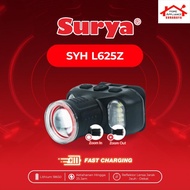 CAHAYA SURYA Headlamp LED Headlamp ZOOM 62W - 62 Watt Lithium 3.7V 3000mAh SYH L625Z / L 625 Z White