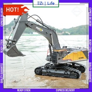 *Ready Stock* HUINA 1592 1:14 Scale Remote Control Alloy Excavator 22CH Engineering Simulation Excav