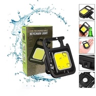 Mini Keychain LED COB Flashlight Emergency Light Torch Lamp