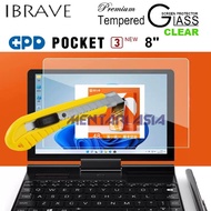 Tempered Glass GPD Pocket 3 8" - iBrave PREMIUM CLEAR Glass