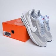 SEPATU PREMIUM NIKE SANCAI LD WAFFLE FRAGMENT SMOKE GREY SNEAKERSIMPOR