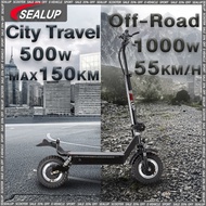 Skuter Listrik SEALUP Q7 Skuter dewasa 48V Elektrik Scooter off-road Skuter Listrik Lipat Foldable